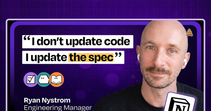 Spec-driven development: The AI engineering workflow at Notion | Ryan Nystrom