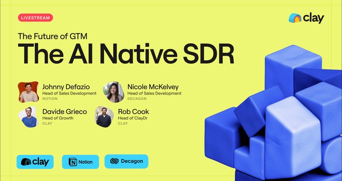 What AI-native SDR teams are doing right now - The GTM with Clay Blog