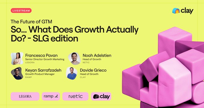 So…what does growth actually do? SLG edition - The GTM with Clay Blog