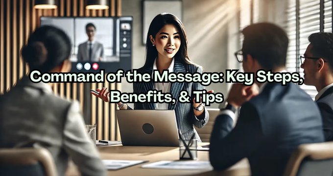 Command of the Message: Key Steps, Benefits, & Tips