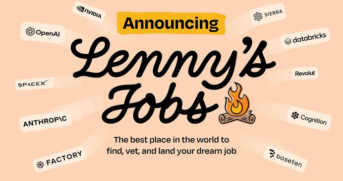 Announcing Lenny’s Jobs: The best place in the world to find, vet, and land your dream job