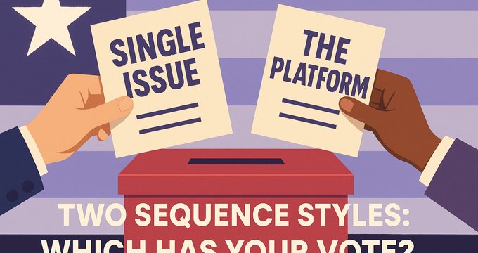 Two Sequence Styles: Which Has Your Vote?