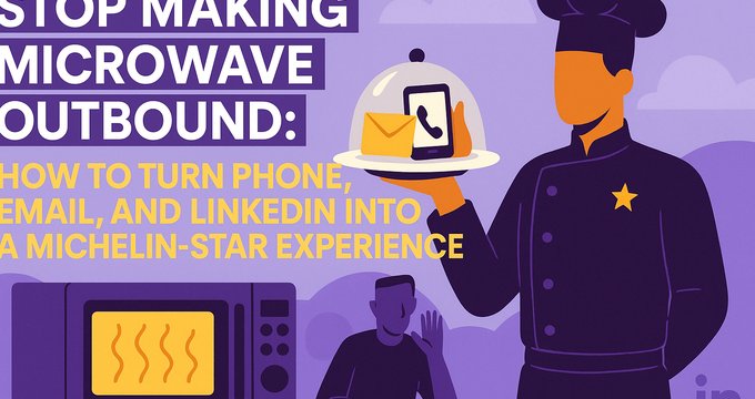 Stop Making Microwave Outbound: How to Turn Phone, Email, and LinkedIn Into a Michelin-Star Experience