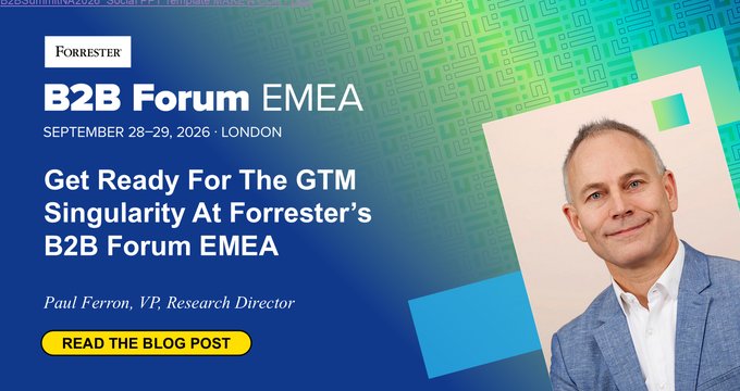 Forrester Declares GTM Singularity by 2026: Death of Traditional Playbooks
